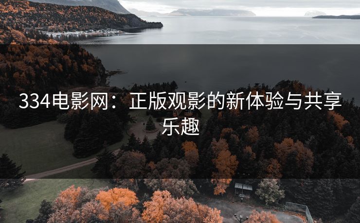 334电影网：正版观影的新体验与共享乐趣